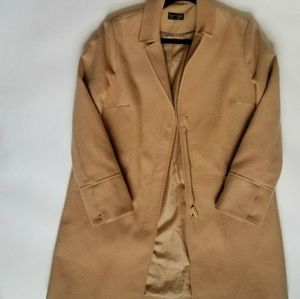 Top Shop Tan Coat Beige Trench US 8